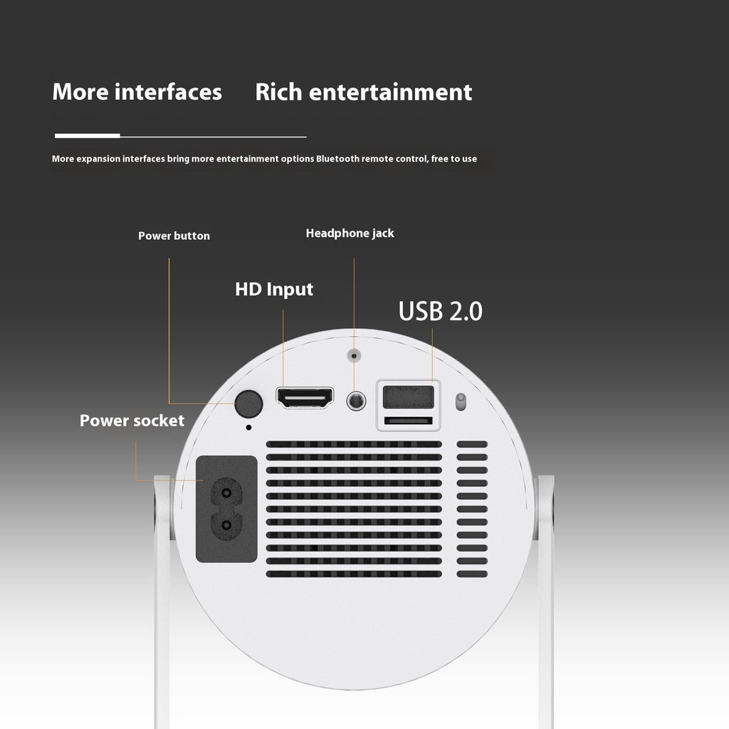 Portable Projector Small Straight Projector For Home Use 180 Degrees Projeon Anglecti Automatic Focus Home Video Projector